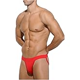 Arjen Kroos Men's Classic Solid Color Silky Jockstrap Underwear Jock Straps Athletic Supporter