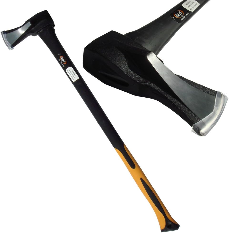 2,2 Kg Lang Spalt-Axt Spalthammer Spaltaxt Äxte Beile Fiberglas Holzspalter