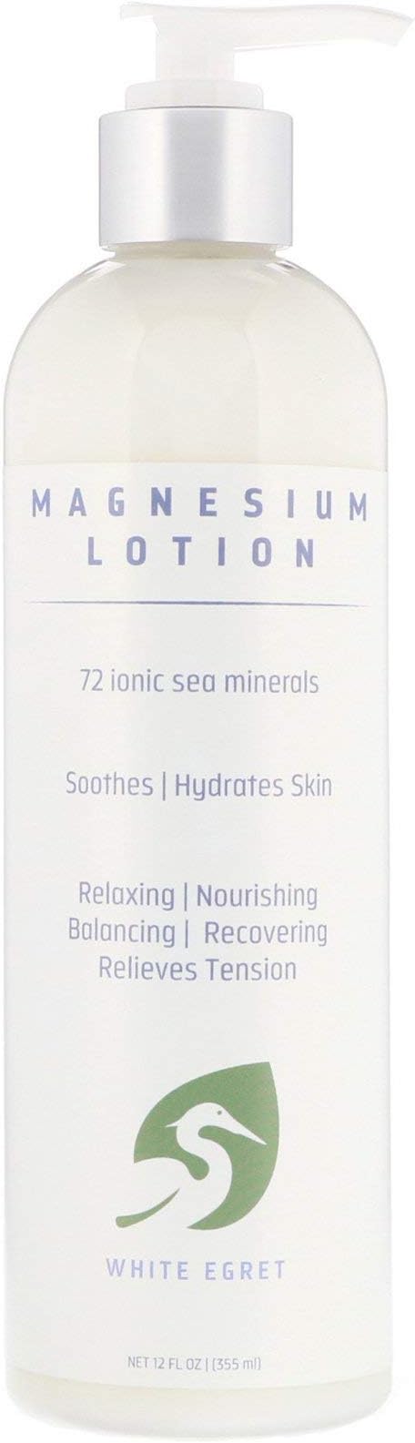 White Egret Magnesium Lotion 12 oz
