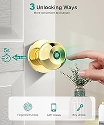 Fingerprint Door Lock, Smart Fingerprint Door Knob