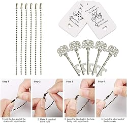 WODEGIFT 20 PCS Wedding Favors Vintage Skeleton Key