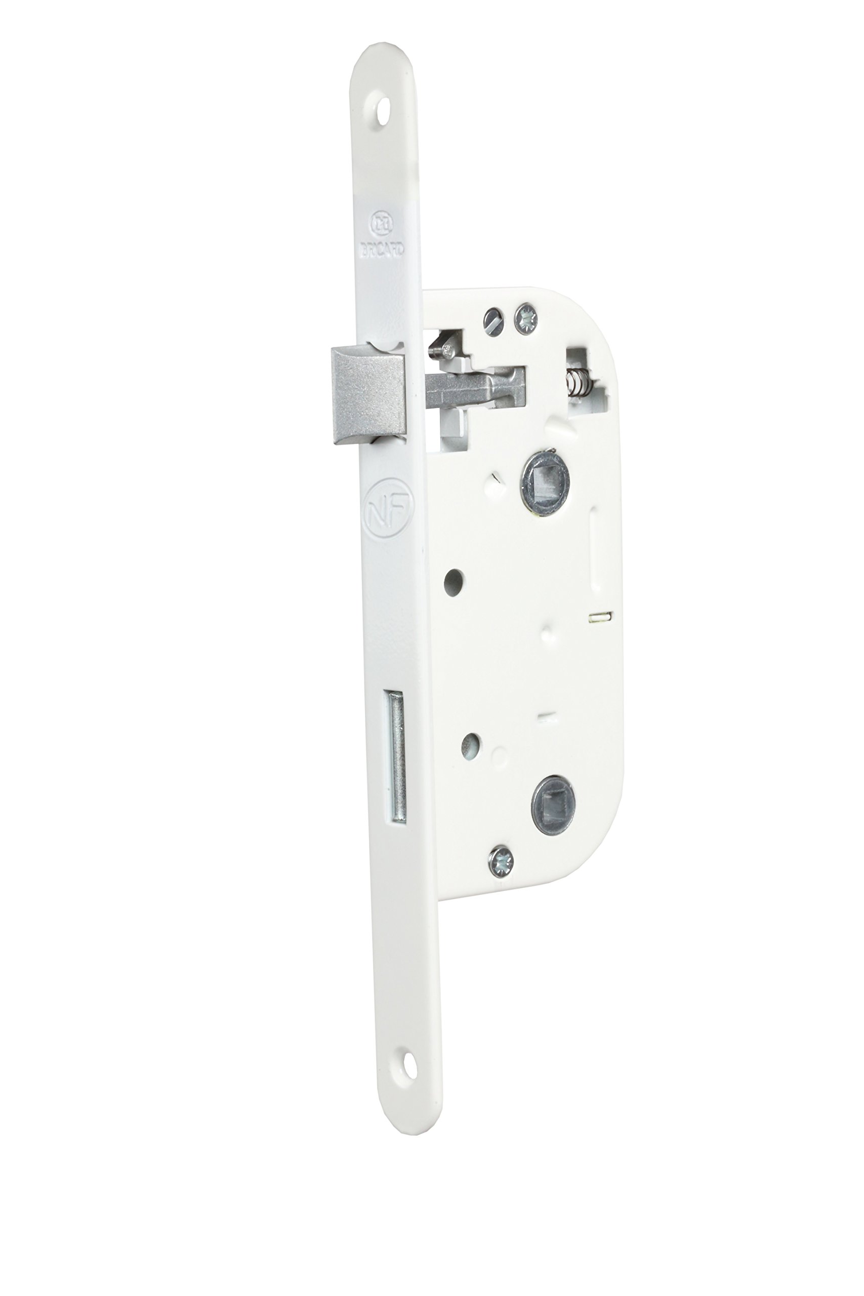 Bricard Bathroom Door Lock NF Standard 40 Direction White 2691