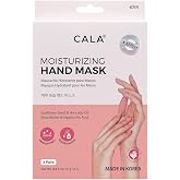 KATZ BEAUTY CENTRAL CALA Moisturizing Hand Mask Gloves with Hyaluronic Acid, Shea Butter and Avocado Oil, 3 Pairs
