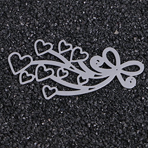 Metal Cutting Dies Heart Paper Cutting Dies Stencil Frame Metal Template DIY Card