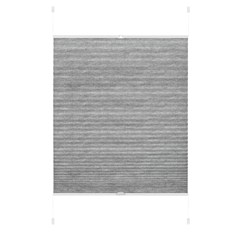 Cortina Plisada Concepto de Pinza Lilly Green Gris 100 x 130