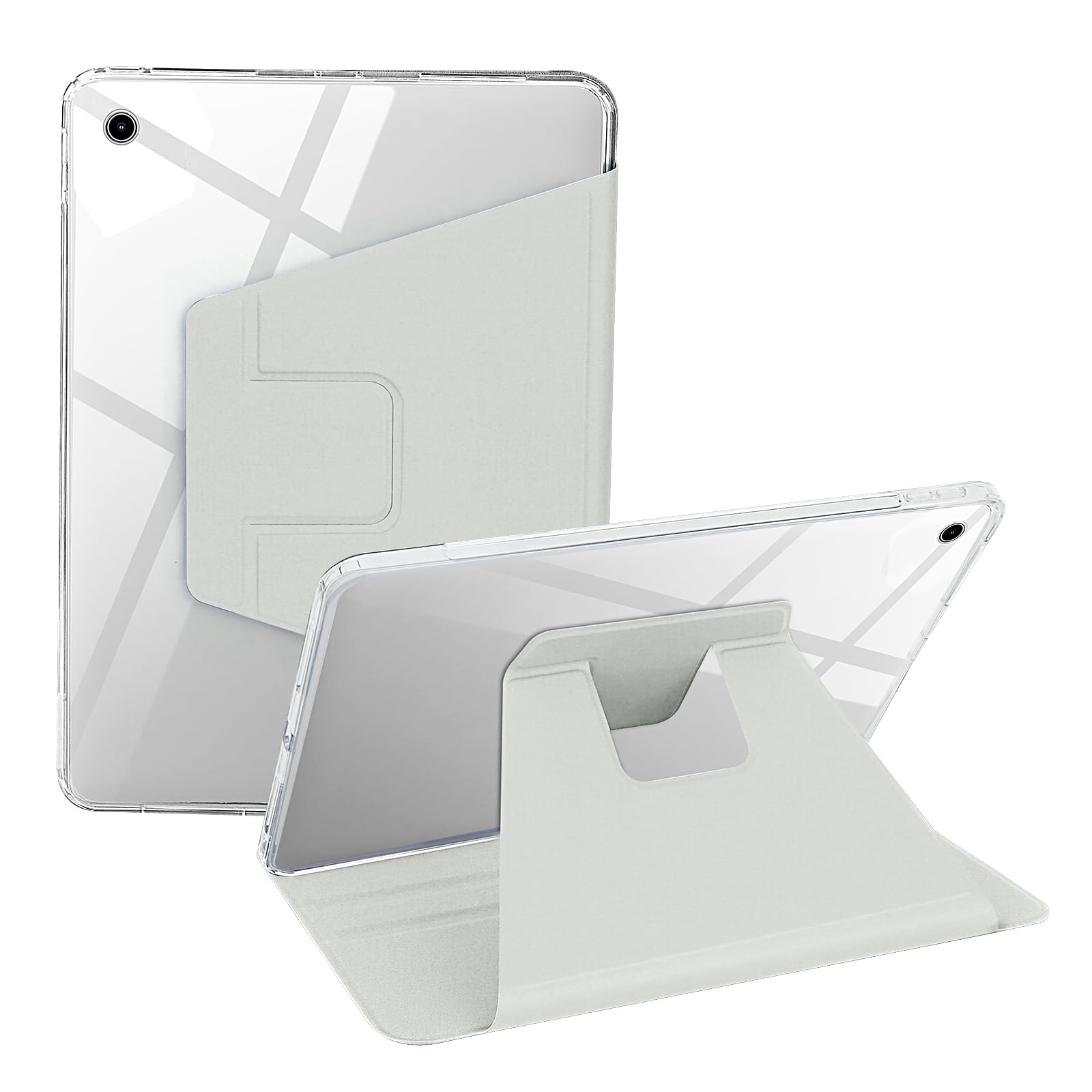 Miieadoo Case for iPad 9/8/7 Gen Case(2021/2020/2019)- Shockproof Cover - Smart Auto Sleep/Wake - Complimentary Four Pen Caps- Perfect for Students at Home/School- Gray