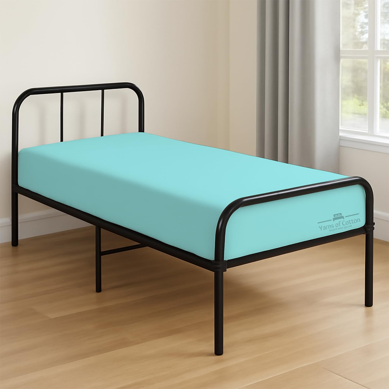 Yarns of Cotton Bed Cot RV Bunk Fitted Sheet