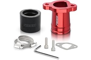 NIBBI Predator 212 Intake Manifold,212 Predator Performance Part Intake Pipe Inlet Manifold For Mini Bike 196cc/212cc/224cc Engine GX160 GX200(Red)