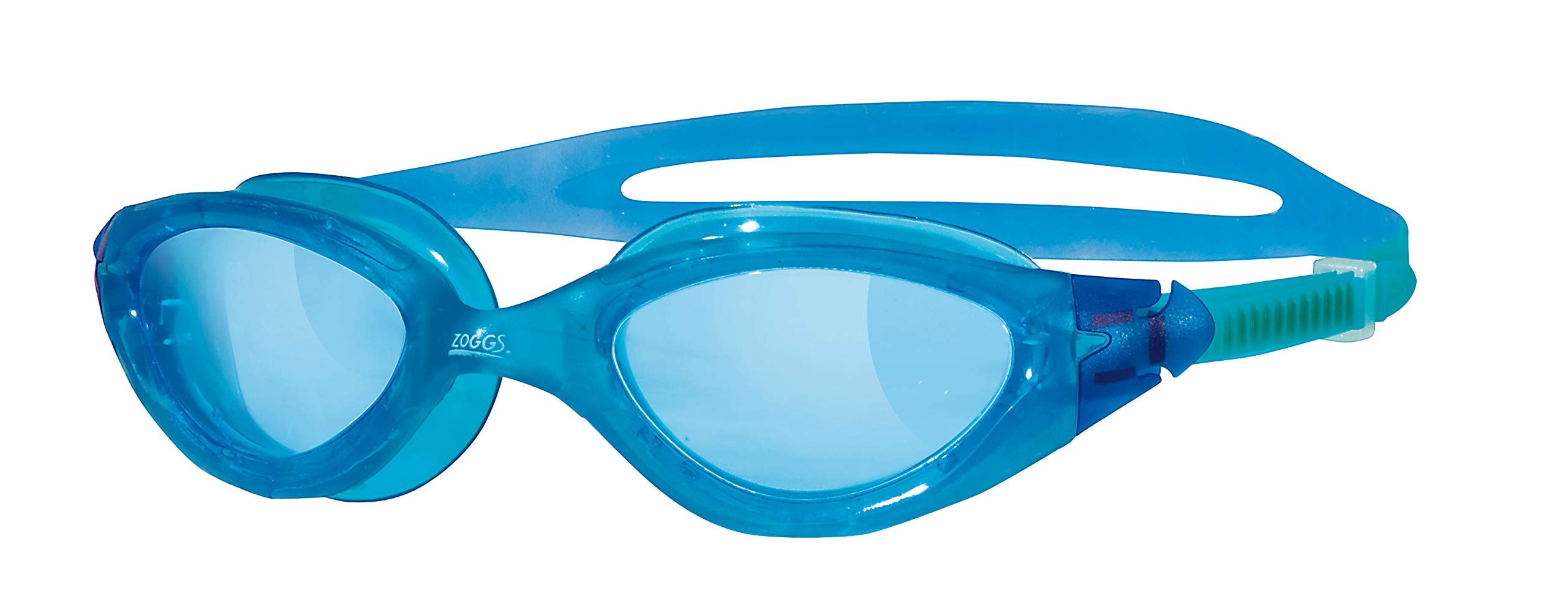 Zoggs Adults Panorama Fog buster Swimming Goggles, Maximum with UV Protection,Aqua/Blue