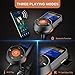 Yurchuke Bluetooth FM Transmitter, 2018 New Version Auto-Scan Wireless Radio Adapter Handsfree Calling Car Kit with 1.4 Display ,Bluetooth 4.2 ,QC3.0+Smart 2.4A Dual USB Charging Ports