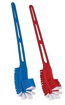 Skywalk Home Glare Double Sided Wonder Cleaning Brush Set (Random Colour) - Pack of 2