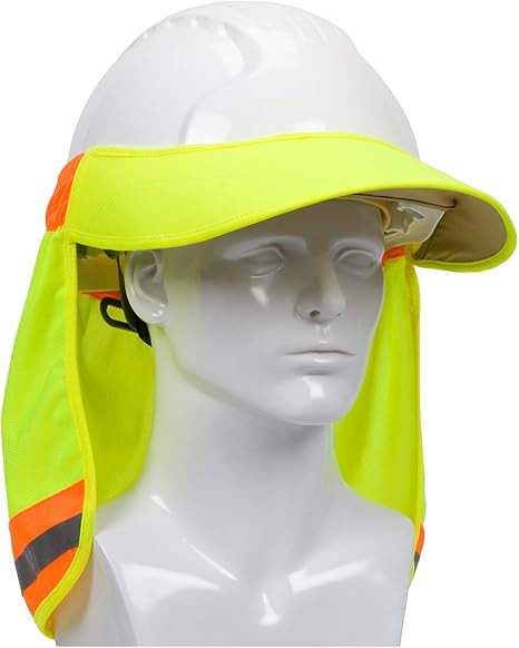 hi vis hard hat cover