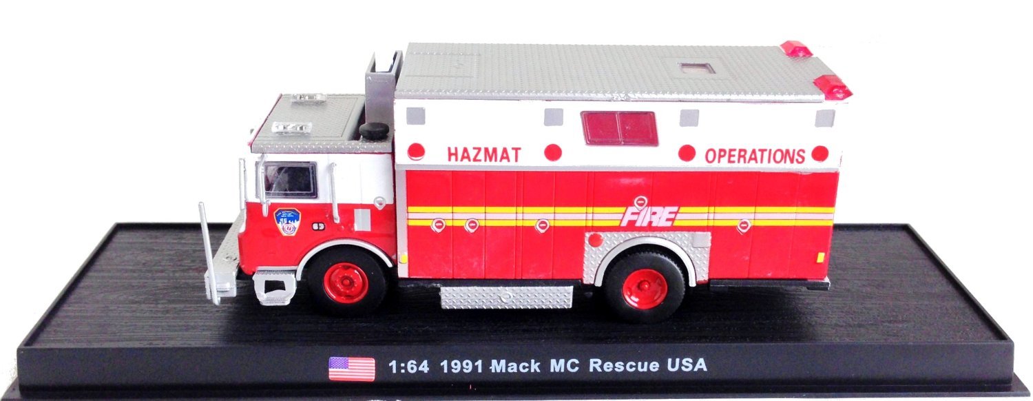 Mack MC Hazmat Fire Truck Diecast 164 Model GB12