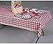 Creative Converting Paper Banquet Table Cover, Red Gingham