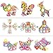 MIBOTE 110 PCS Magnetic Building Blocks Educational STEM Toys Imagination Magnet Tiles Toddler Building Blocks Set for Kids - All of Them are Strong Magnets