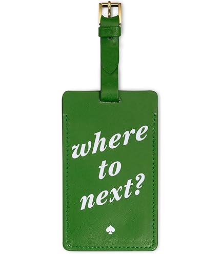 Amazon.com: Kate Spade New York, Silicone Luggage Tag with
