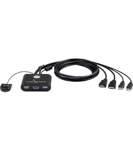 Amazon.com: ATEN 8-Port USB/PS2 Combo KVM Switch with USB