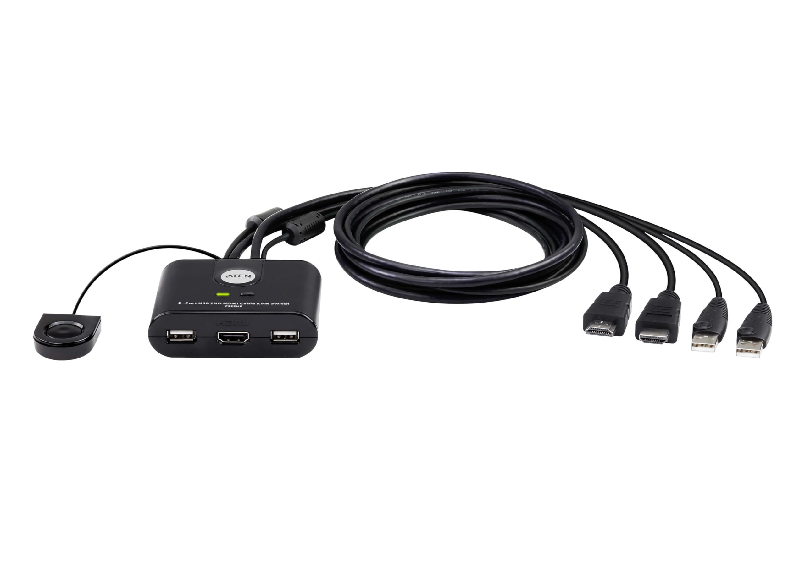 2-PORT USB FHD HDMI CABLE KVM CPNT