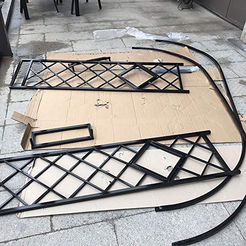 Outech 2,2 Mx 2,3 Mx 0,4 M Metallgartenbogen Rankgitter, Schwarzer, Weißer Rosenbogen, Starker, Langlebiger Torbogen… – Bild 7