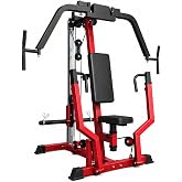 Danrelax 3-in-1 Chest Fly Machine, PEC Deck &amp; Reverse Delt Machine | Seated Chest Press with Adjustable Padded Seat &amp; Backrest, 450 LB Plate-Loaded Upper Body Workout Equipment for Home Gym