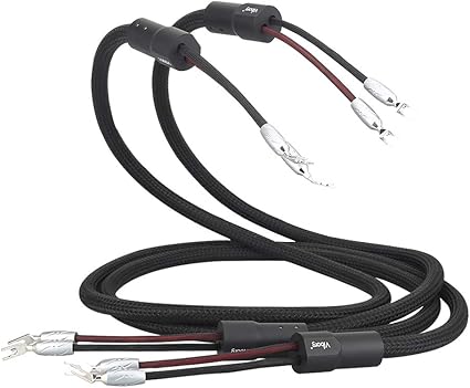 Amazon Com Viborg Vs901 Speaker Cable Hifi Multiplex Ofc High Current Twist Loudspeaker Cable With Vs701r Pure Copper Rhodium Plated Fork Spade Y Connectors 6 6ft 2m Industrial Scientific