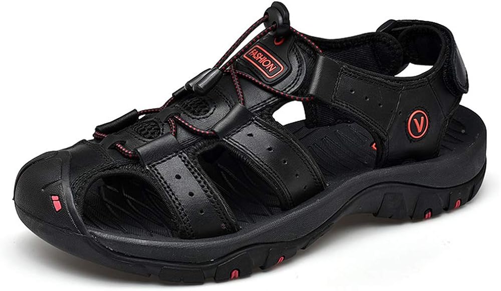 amazon mens leather sandals