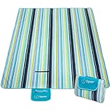 ZOMAKE Picnic Outdoor Blanket with Waterproof Backing, Portable Machine Washable Oversized Mat for Beach,Camping,Park,Music Festivals (80
