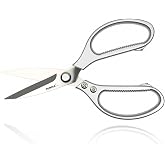 TONMA Kitchen Scissors, Made in Japan, All-Purpose Kitchen Shears, TKM-10 | Heavy-Duty Cooking Scissors for Food &amp; Herbs, 4mm Extra-Thick Stainless Steel Blades, Ergonomic Handle, Effortless Cutting
