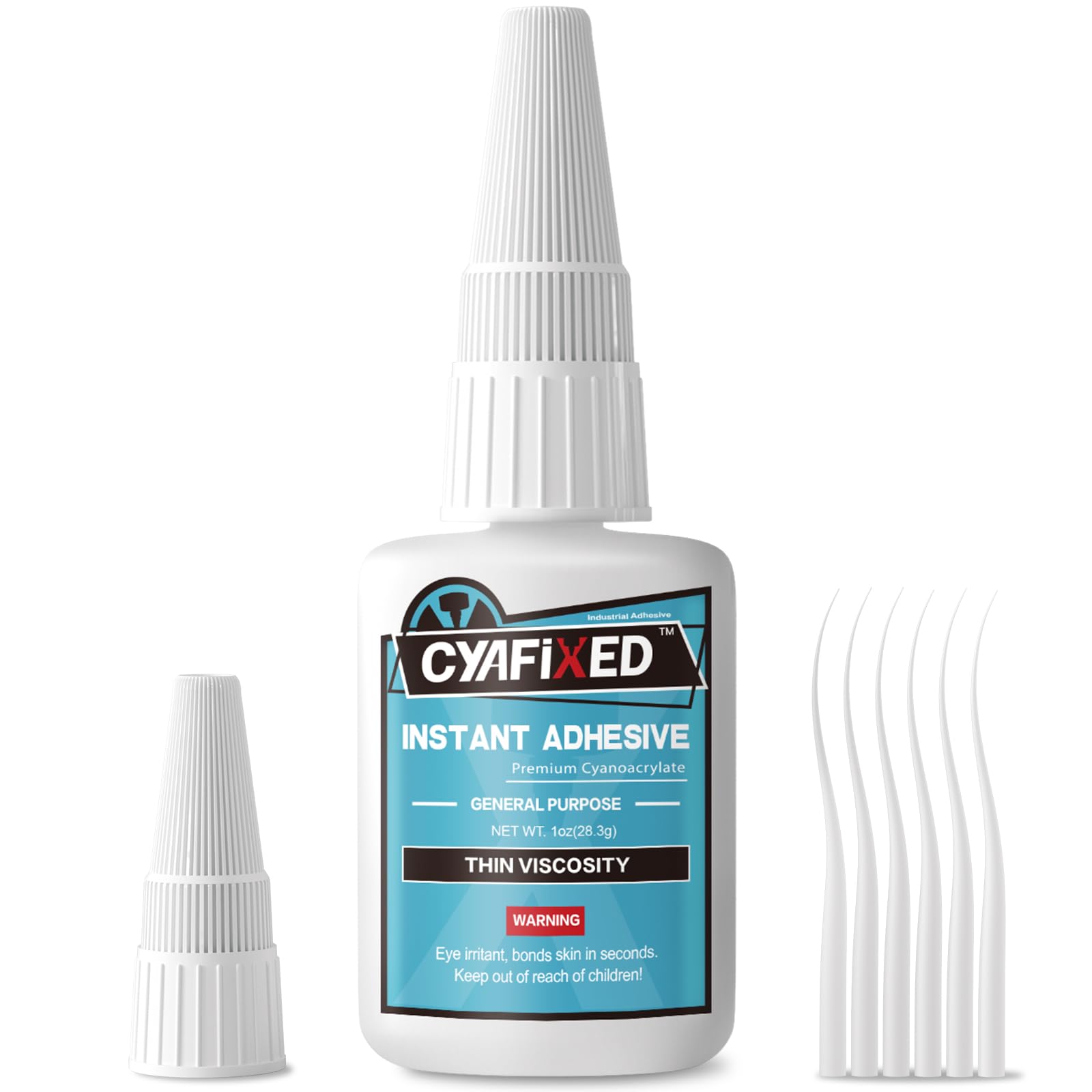 Super Glue Liquid, Instant Clear Cyanoacrylate Thin