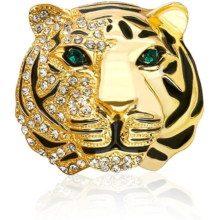 Tie Clasps For Men Dreamtimes Lion King Crown Tie Clip - Stainless Steel Animal Tie Clasp For Men, Elegant Gift Lion King Crown Tie Clip For Men