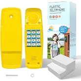 HAPPYPIE Toy Phone for Kids Swing Set Phone Pretend Phones and Learning Education Phones Plastic Telephone Creative Children Play Phone for Toddlers Baby Cell Phone Playhouse Phone (Yellow)