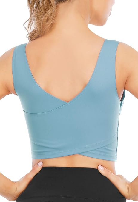Sport-BH Damen Mit V-Ausschnitt - Nahtloser Bralette Für Yoga & Workout