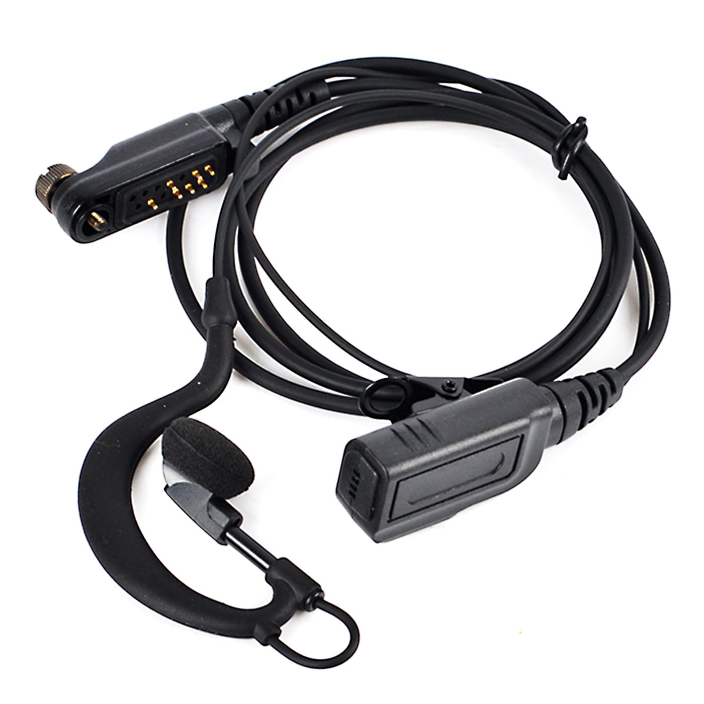 HYS Walkie Talkie Earpiece G Shape Headset Compatible with Hytera HYT PD600 PD602 PD605 PD662 PD665 PD680 PD682 PD685 X1e X1p Two Way Radio