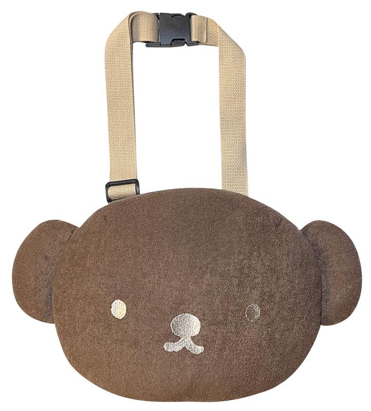 【 miffy ミッフィー 】 ニコット mf 一緒におでかけふわもふボリス ブラウン ミッフィーグッズ クッション シートベルトクッション ドライブ お昼寝 カーグッズ チャイルドシート シートベルト 簡単取り付け ボリス くま商品画像