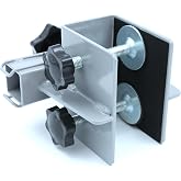 GROOMER ESSENTIALS Economy Clamp | Fits 1-inch grooming arms with a spring clip and tightening knob to prevent falls, plus a cover that protects the table.