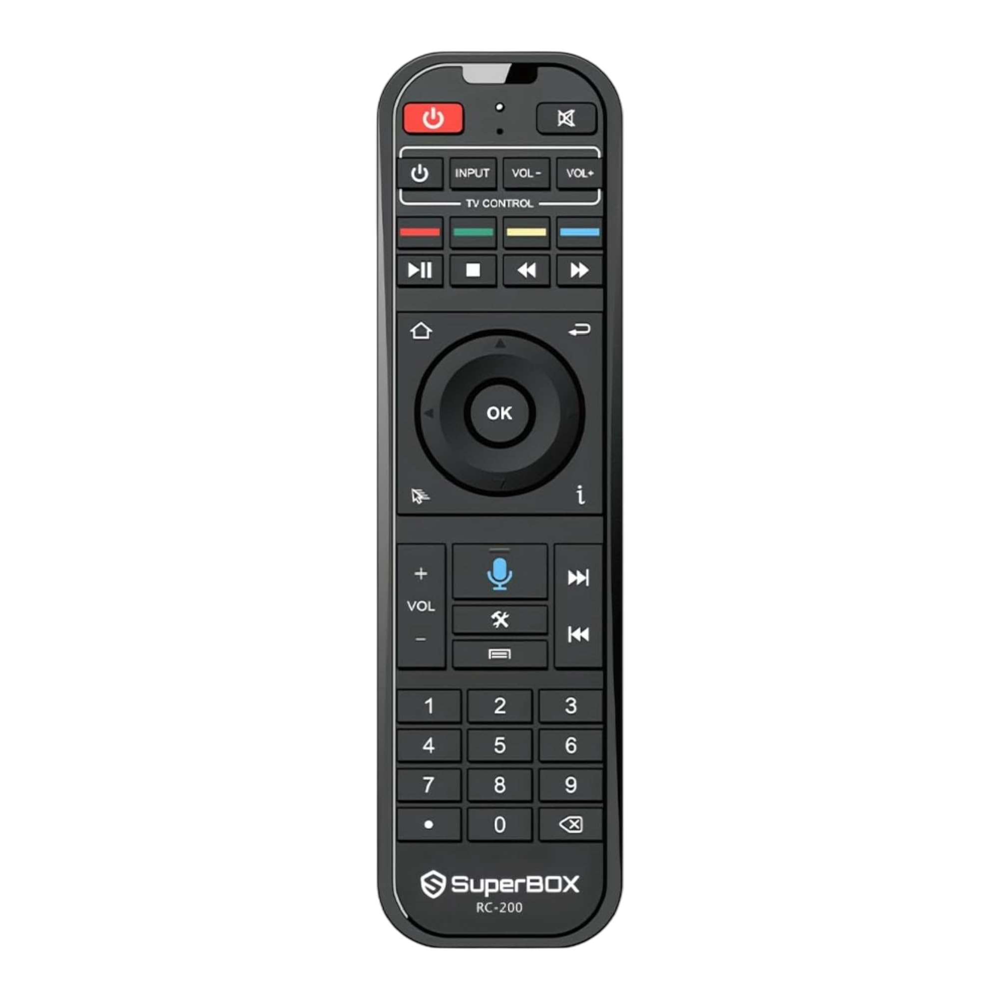 Original Super Box Remote Control with Voice Command and Bluetooth for ...