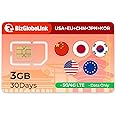 International Data SIM Card for Travel -USA & Europe & China & Japan & Korea 5G/4G/LTE Coverage - No Contract, Easy Management, 3 in 1 SIM Data only No Phone Number