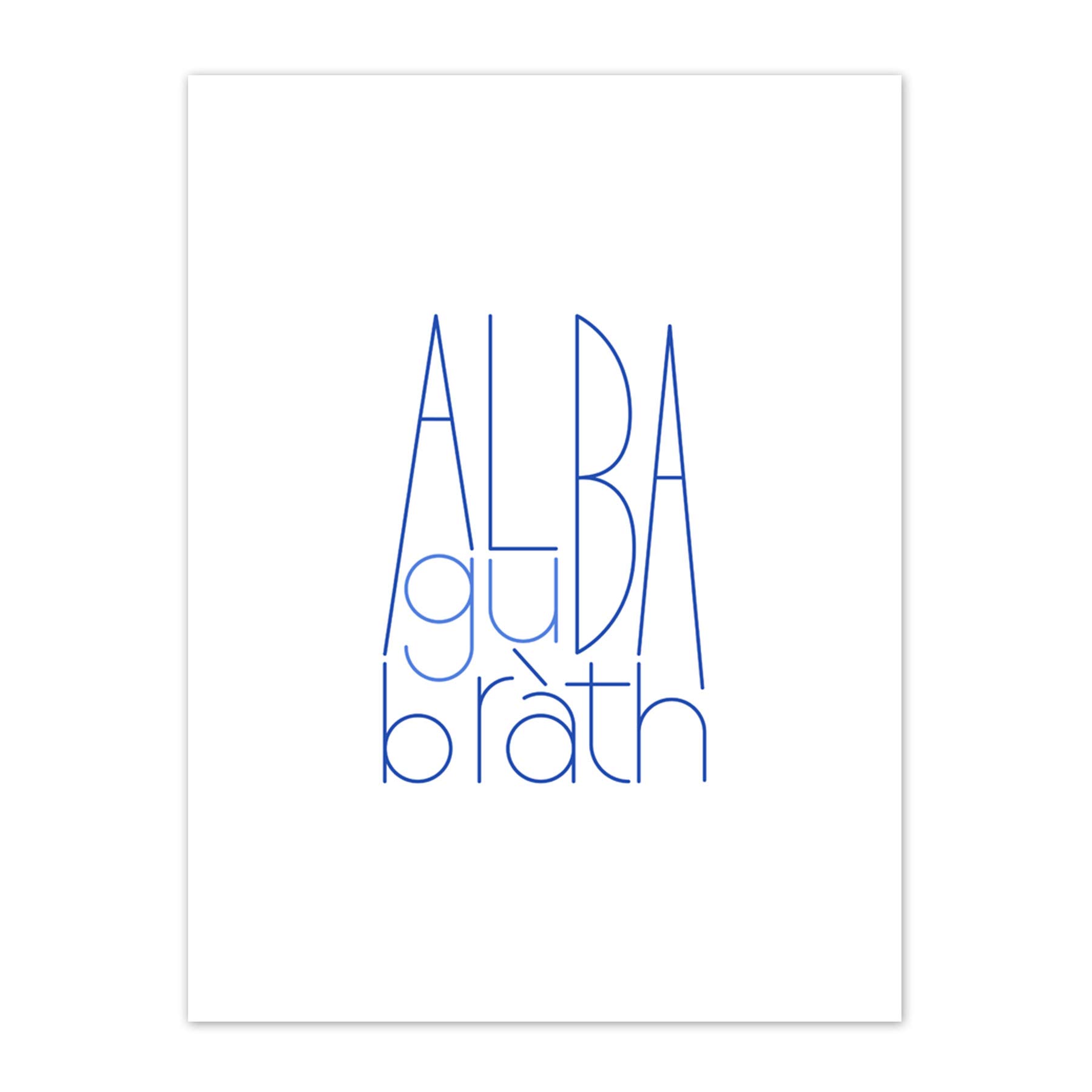 Scotland Alba Gu Brath Canvas Wall Art Print