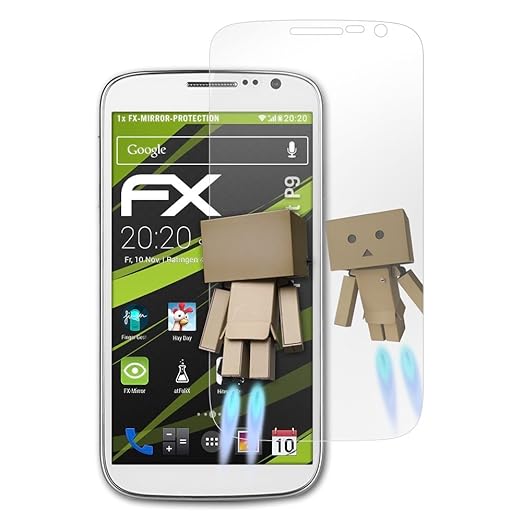 atFolix Displayfolie für Cubot P9 Spiegelfolie, Spiegeleffekt FX Schutzfolie