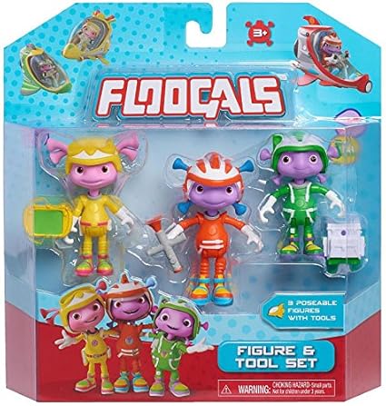 Floogals Just Play 3 Pack Figures with Accessories