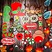 Gejoy 32 Pieces Christmas Photo Props Photo Booth Prop Pose Sign Kits for DIY Christmas Holiday Themed Party Supplies