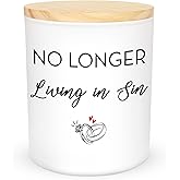 Valentines Day Gifts for Couples - Long Lasting Vanilla Lavender Candle 10 oz - Funny Engagement Wedding Gifts for Newly Engaged Couples, Bridal Gift for Women, Bridal Shower Gift Ideas