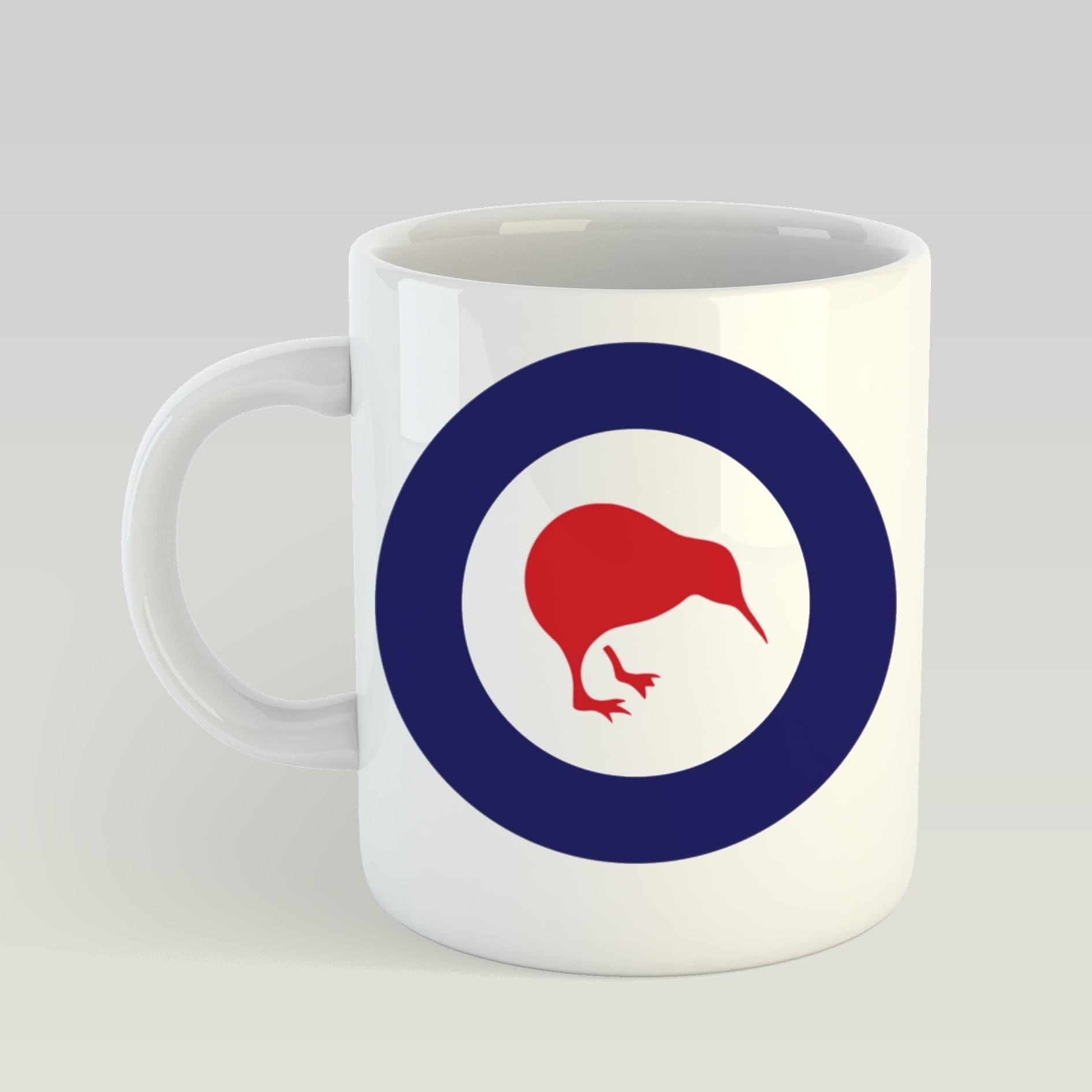 SINZA - RNZAF Roundel MUG 11oz Unique coffee mug, Ceramic coffee mug, Gift for Men or Women, Funny Mug, Dad Birthday Gift