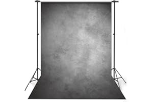 VEOEOV Photo Backdrop, 5X7ft Anti-Wrinkle Abstract Light Grey Portrait Photo Backdrop, Thickened Backdrops for Photography, K