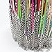 Dcatcher 20 Colours 100 PCS 1.5mm Waxed Necklace Cord Bulk with Lobster Clasp for DIY Jewelry Making
