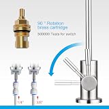 Ibergrif M22301A Drinking Water Filter Kitchen Tap 304 Stainless Silver view 4