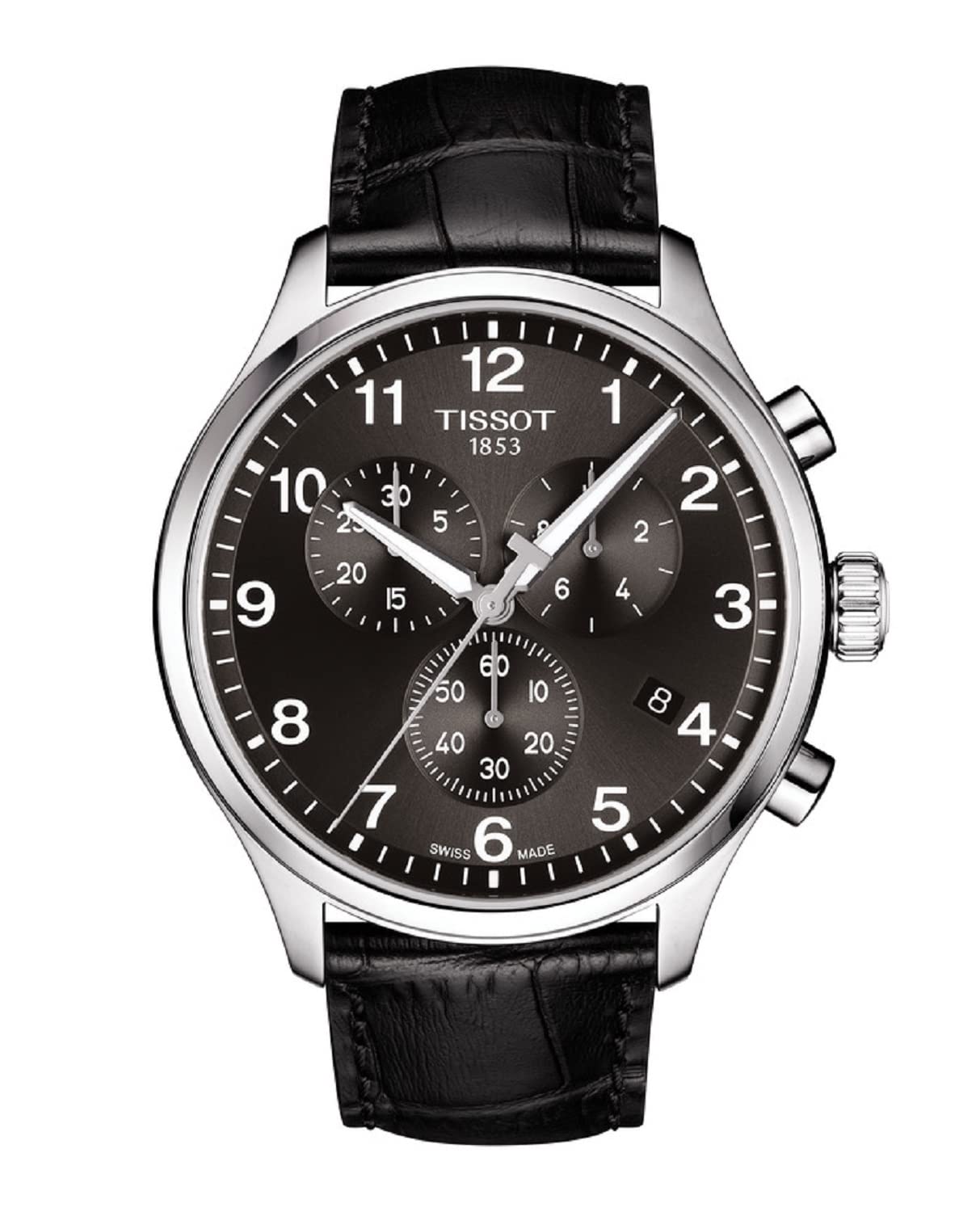 Tissot reloj casual de acero inoxidable Tissot Chrono XL para hombre negro T1166171605700
