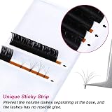FADLASH Easy Fan Lashes DD Curl 0.05mm 15mm 12 Rows Russian Lashes view 6
