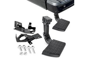 Aurorasters Rear Bed Step Bumper Steps for Pickup Truck 2017 2018 2019 2020 2021 2022 Ford F250 F350 F450 Accessories,Replaces 75313-01A(2017-2023 F250 F350 F450)