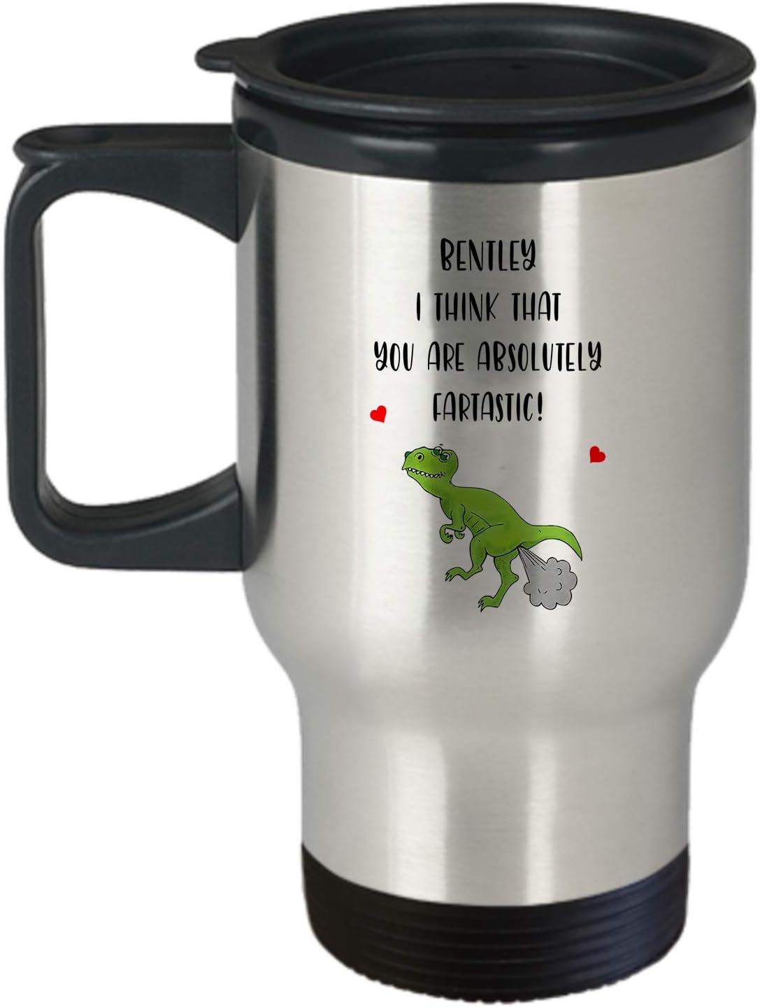 Amazon Com Bentley Travel Mug Aa177tm Funny Personalized Name V Day Romantic Valentine S Friendship Coffee Tea Cup For Men Male Friend Him Family Member Tumbler Kitchen Dining
